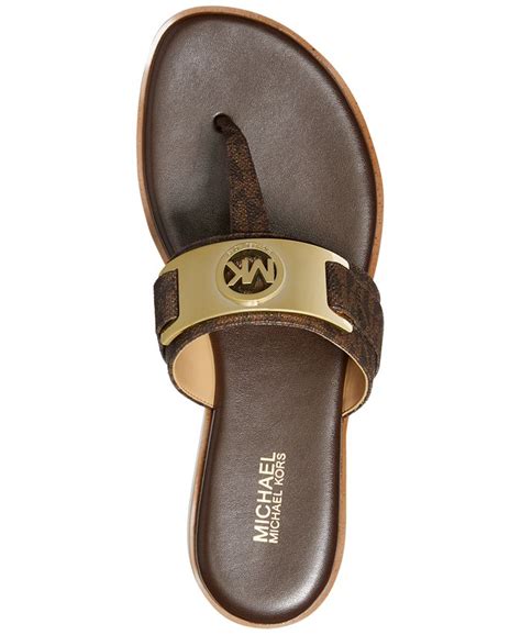 michael michael kors women's briar thong sandals|Michael Kors sandals women sale.